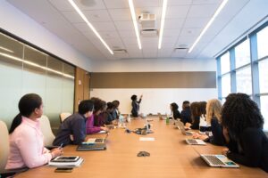 People in a conference room