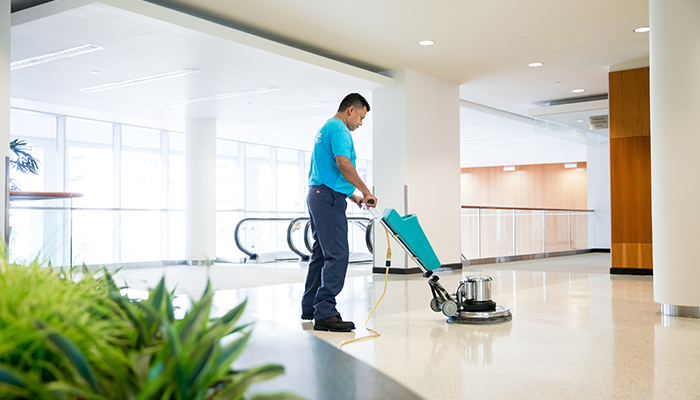 image of commercial cleaning post construction
