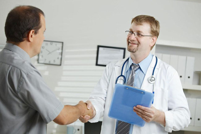 Patients came to the clinic for a check-up