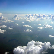 View from an airplane